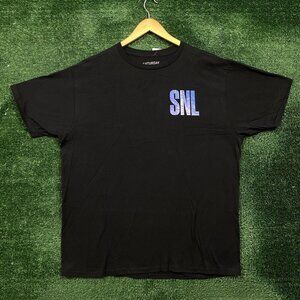 Snl Black Tshirt Blue Size Extra Large Saturday Night Live Great Condition